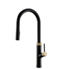 Gowo Water Black Mixer صنبور مطبخ ذهبي غير لامع بسعر رائع