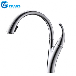 Gowo Chrome Cabinet Cabinets Faucet صنبور المطبخ الساخن والبارد مع شهادة CE