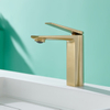 لون ذهبي مرحاض نحاسي مادة فاخرة أسلوب Kaiping City Basin Faucet